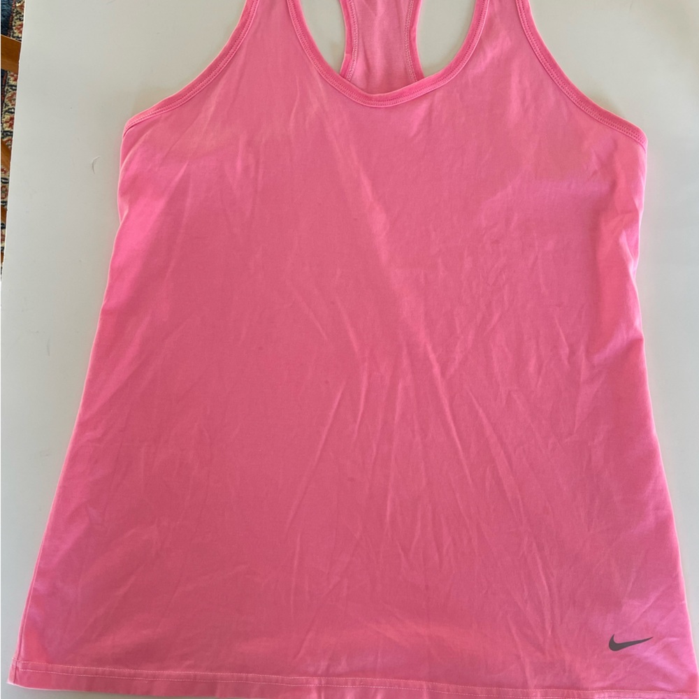 Nike Women's Vibrant Pink Racerback Tank Top - Picture 1 of 3